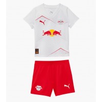 Dětský fotbalový dres RB Leipzig 2025-26 Domácí Krátký Rukáv (+ trenýrky)